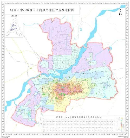 济南市公布中心城区及部分镇驻地国有土地基准地价