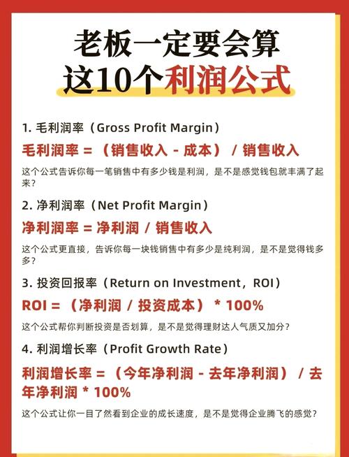 销售利润率计算公式及重要性，企业利润与生存发展的关系？