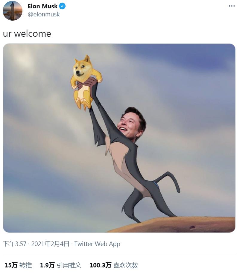 狗狗币未来达到100元_狗狗币对比特币的嘲讽_狗狗币的诞生过程