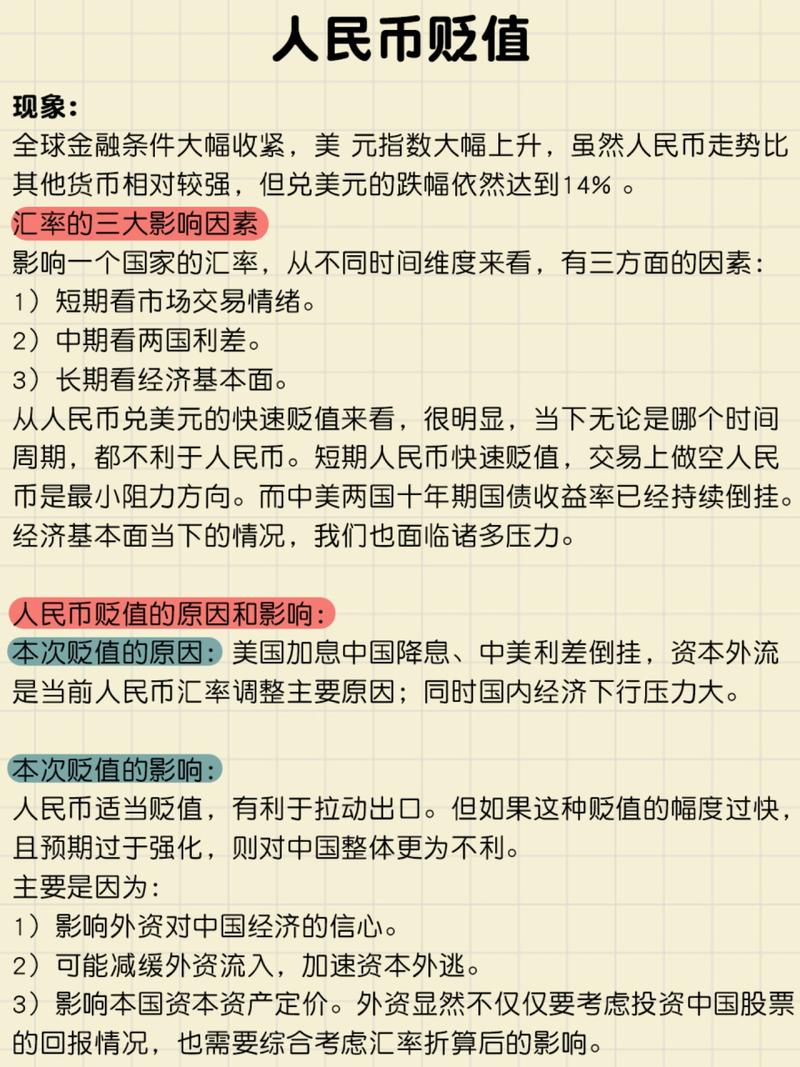 人民币贬值因素分析_美元兑人民币汇率破7.3原因_人民币贬值对经济有何影响