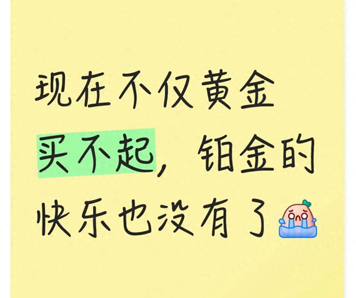 黄金铂金价格上涨，普通消费者和投资者咋找回贵金属快乐？
