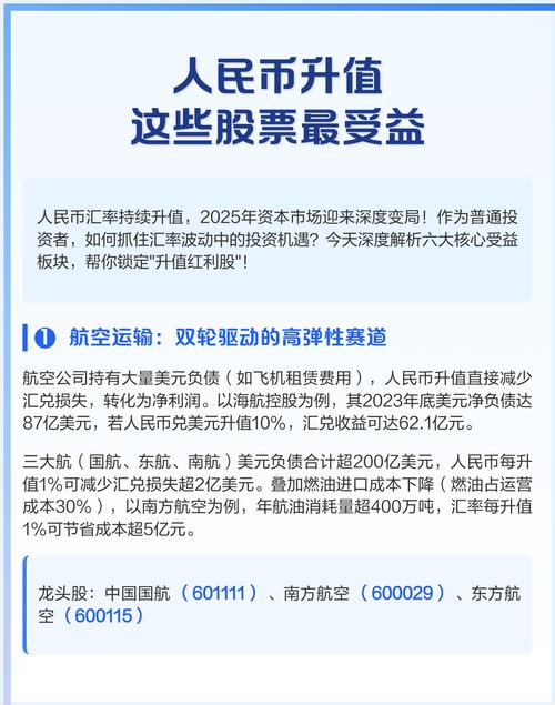 人民币一贬值，这些股票为啥反而涨？通俗解释受益股