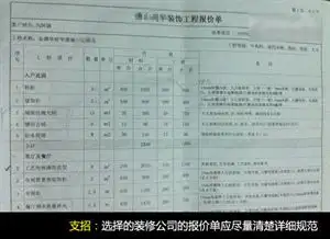房屋装修报价单审核要点，教你避免被不良家装公司坑钱