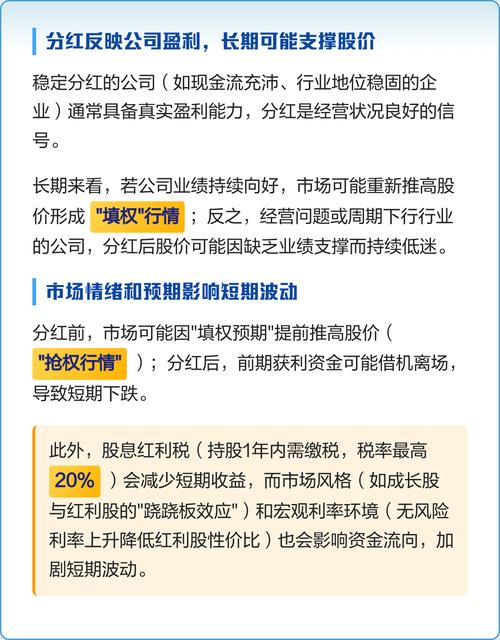 股票分红后股价会跌吗_股票分红对投资者的影响_股票分红对股价的影响